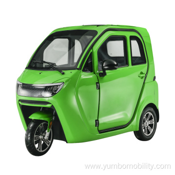 Three Wheel Electric Scooter New Energy Enclosed Electric Tricycle for Elderly With EEC Certification